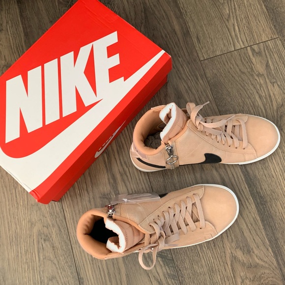 Nike Blazer Mid Rebel Bio Beige Retro Sneaker - Picture 2 of 9